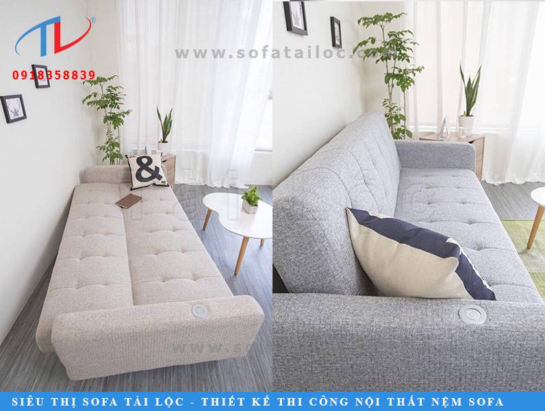 Sofa bed 2 trong 1 là những mẫu ghế sofa thông minh cho phòng khách cực kỳ được ưa chuộng trong thời gian qua.