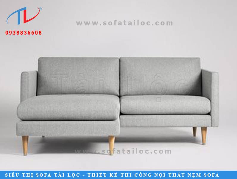 Mẫu sofa phòng khách đơn giản với gam màu xám hiện đại vô cùng tinh tế. Mang đến những chọn lựa hoàn hảo nhất cho những ai yêu thích phong cách đơn giản, nhẹ nhàng